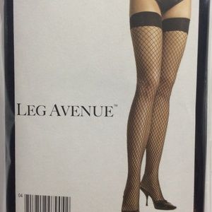 Lycra Industrial Net Thigh Highs (Leg Avenue)